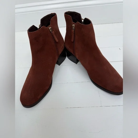 NWOT Cole Haan Haidyn Suede Ankle Boots - Picture 7 of 9